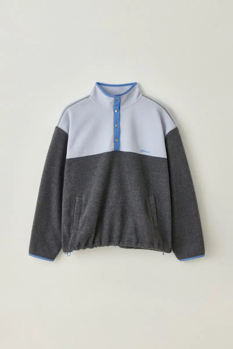 (배송지변경) 타낫 Sob fleece anorak (blue gray)