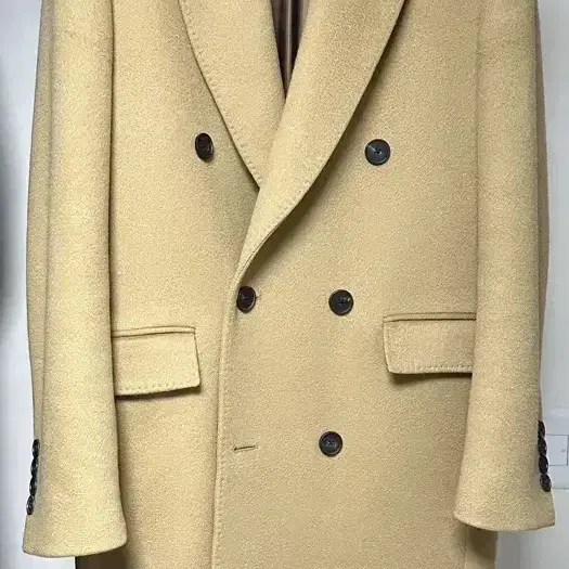 마마가리 / classic long double coat / 50