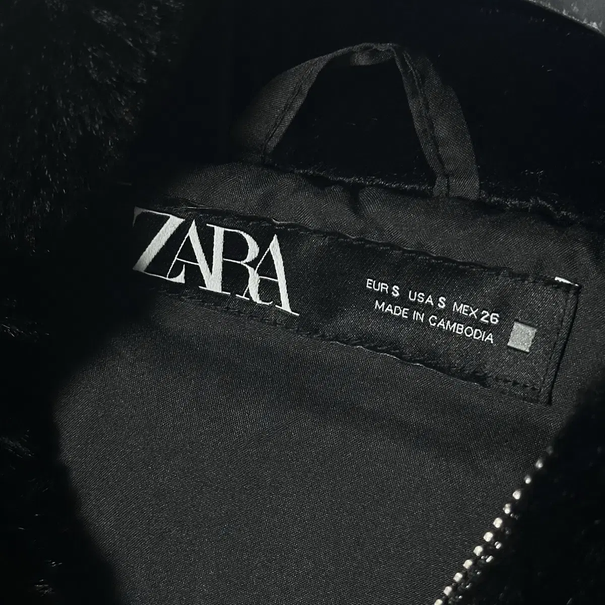 Zara 자라 정품 에코 퍼 자켓 S 새상품