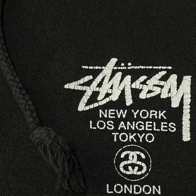 00s Stussy sleeveless Hoodie