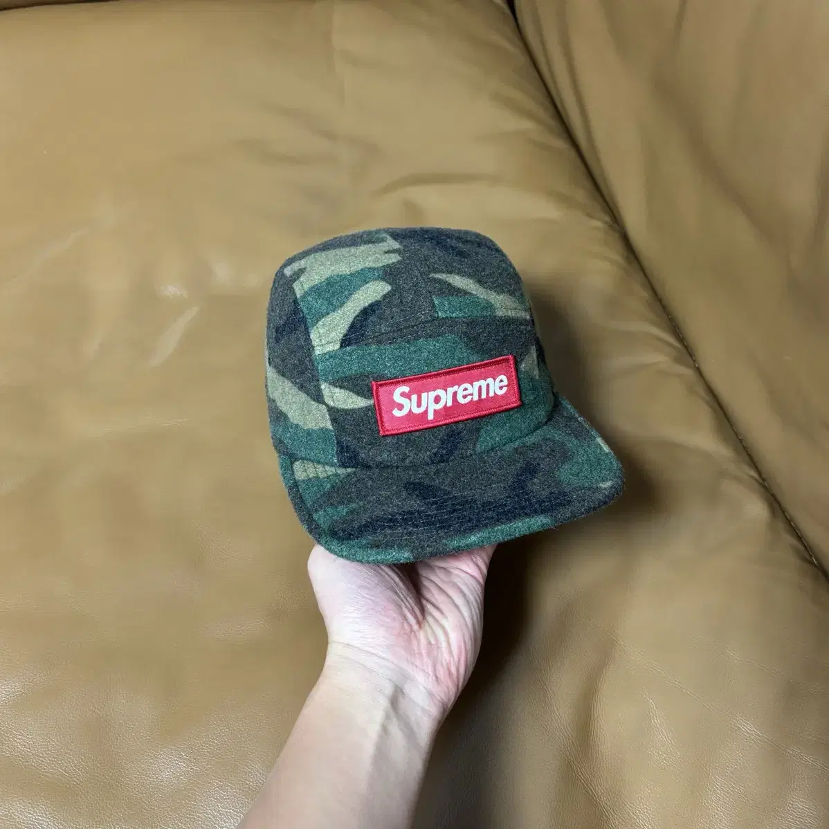 Supreme 슈프림 카모 캠프캡 모자 (Camo)