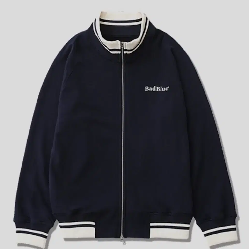 배드블루 Logo Zipup Jersey Navy