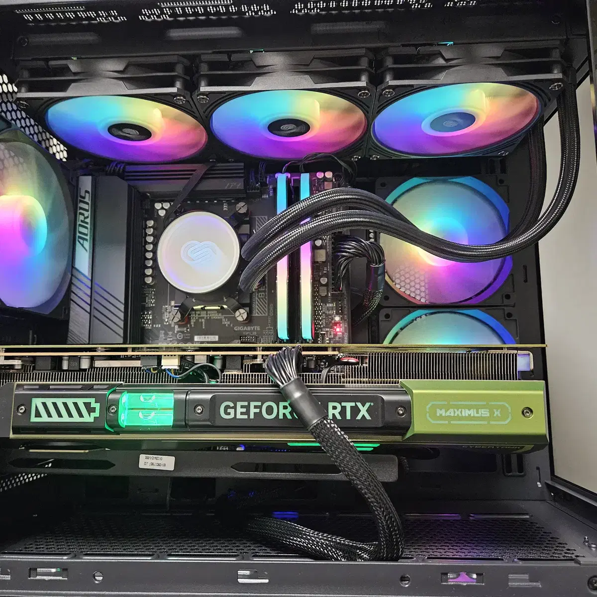 7800x3d, b650m wifi, rtx4080 super 완본체