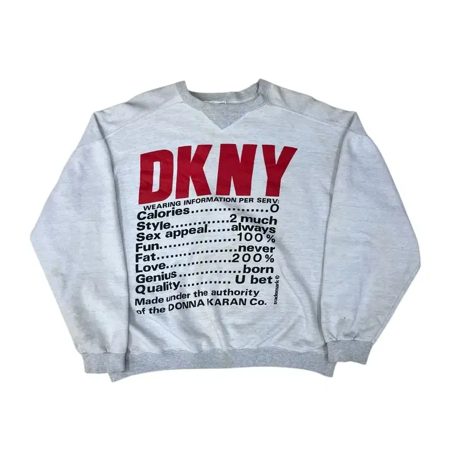 90s DKNY 스웻셔츠