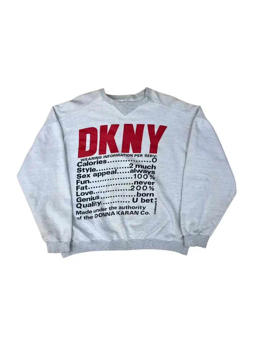 90s DKNY 스웻셔츠