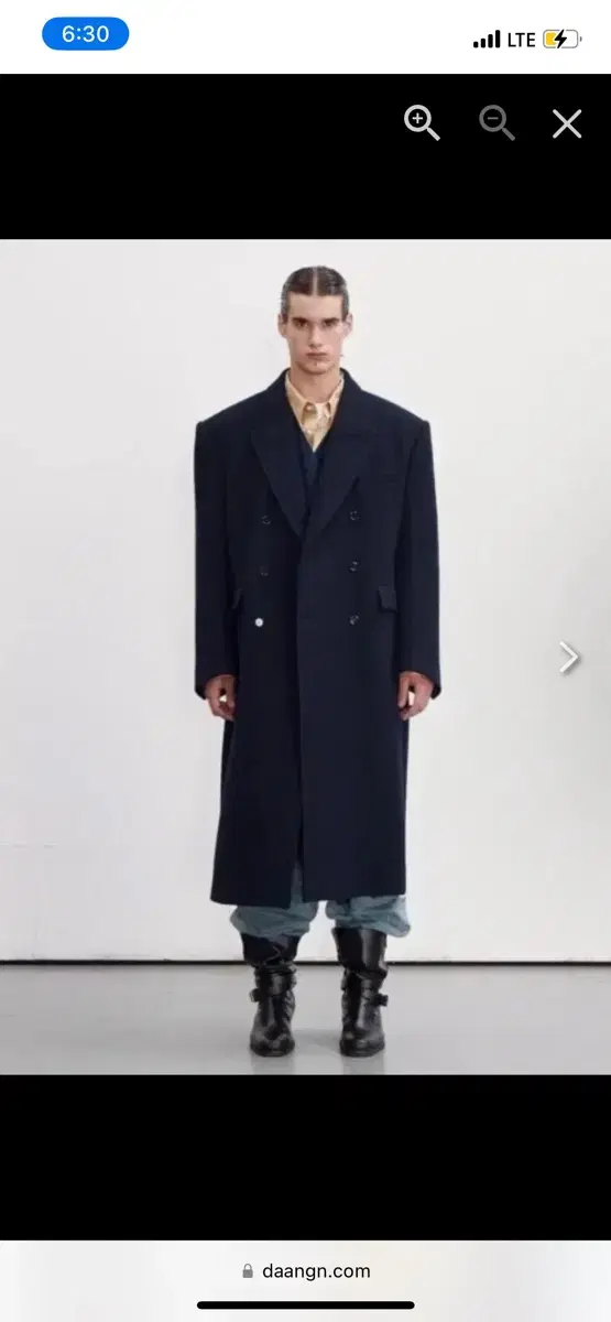 23FW Recto Roberfeld Coat Navy L