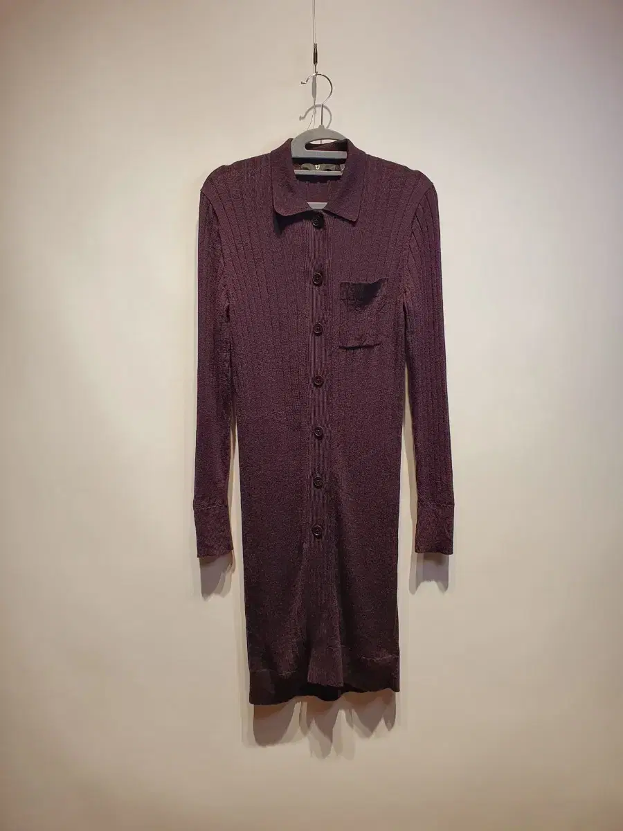 [Free Shipping] Uniqlo +J Jill Sander Extra Fine Merino Rib Long Cardigan L