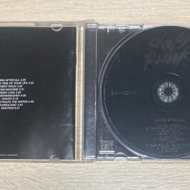 다프트 펑크 (Daft Punk) - Human After All CD