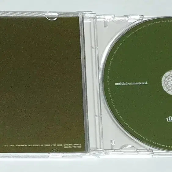 켄드릭 라마 Untitled Unmastered 앨범 시디 CD