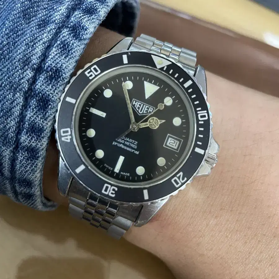 호이어(heuer) 프로페셔널 1000 시계