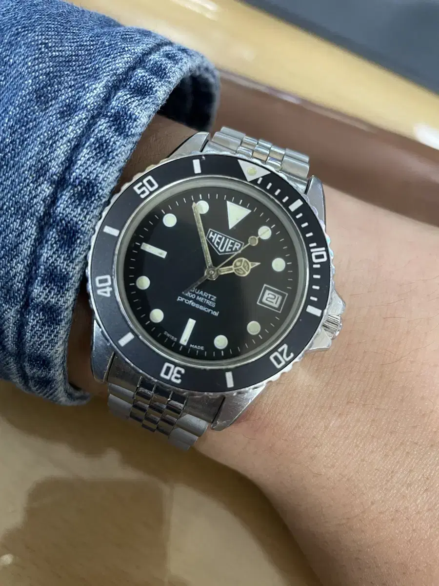 호이어(heuer) 프로페셔널 1000 시계