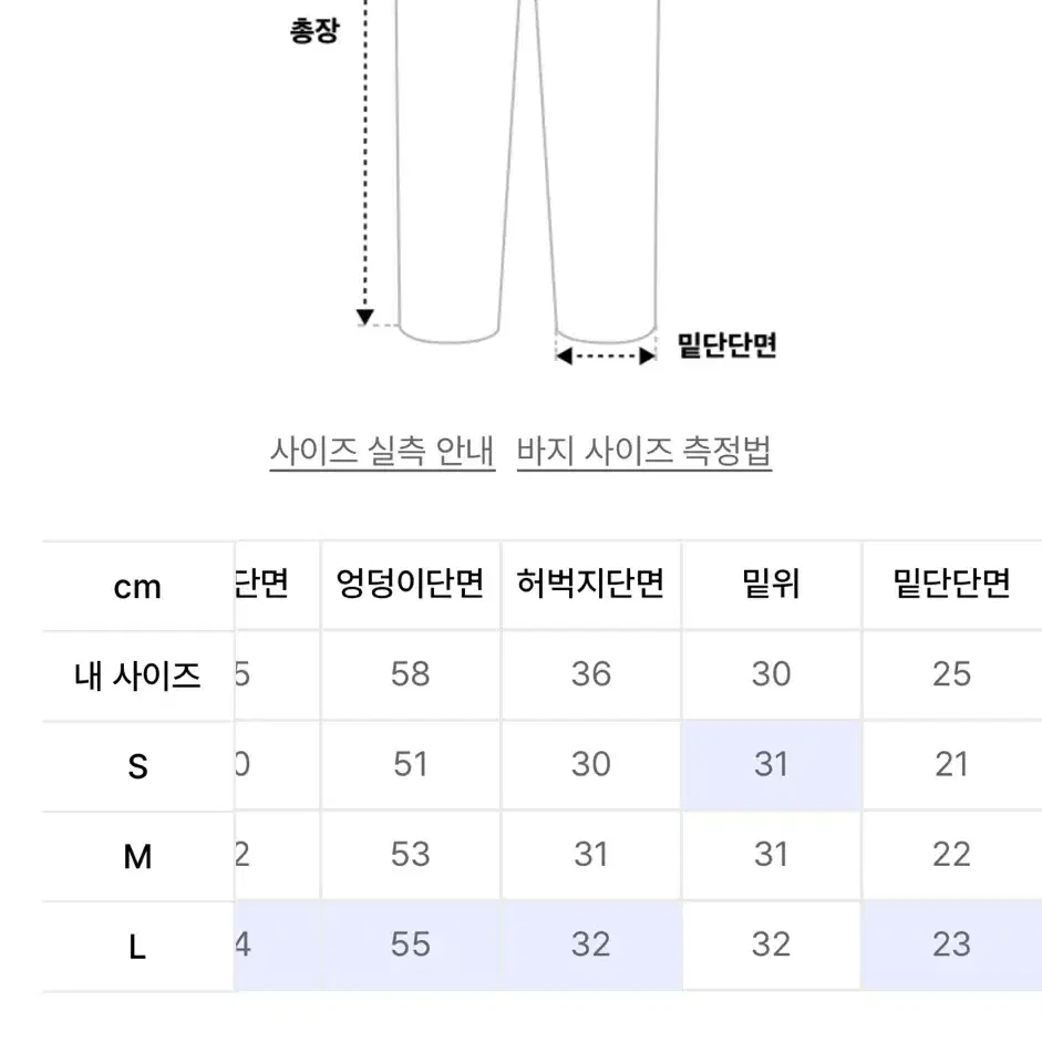 아웃스탠딩 40S 셀비지 스트레이트 팬츠