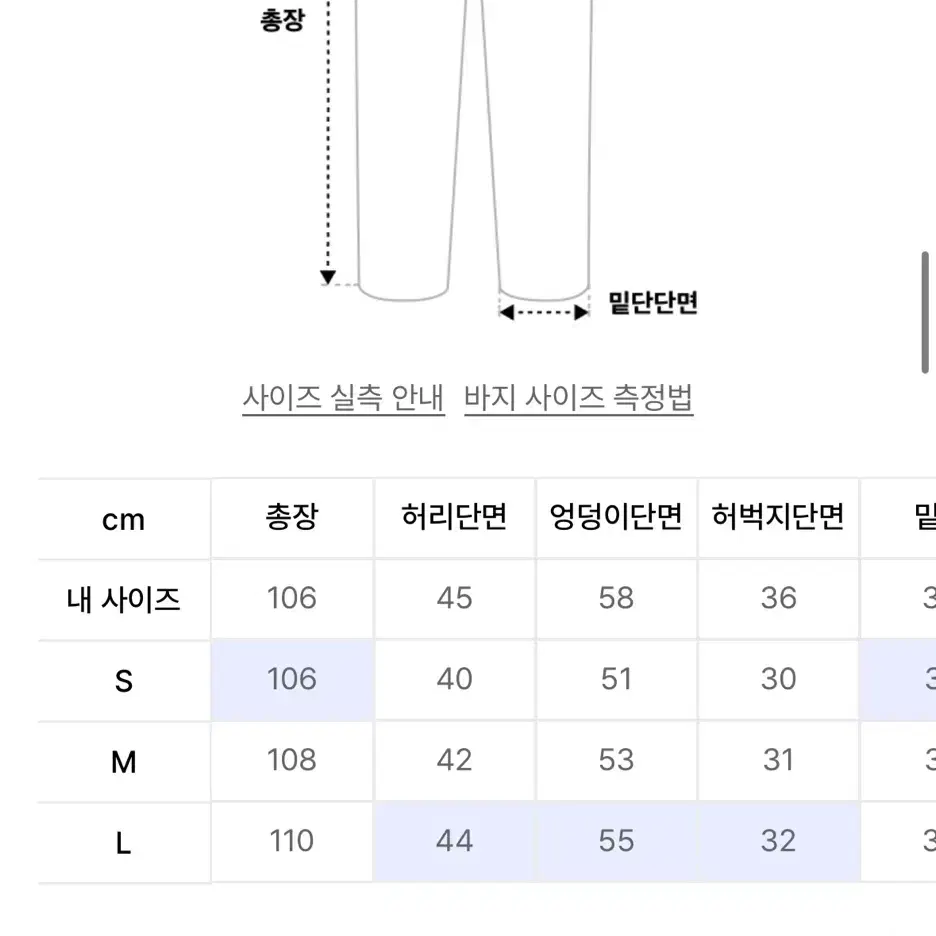 아웃스탠딩 40S 셀비지 스트레이트 팬츠