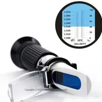 고농도 염분계 광학식 비중계 굴절계 아쿠아리움 바다 수족관 야토