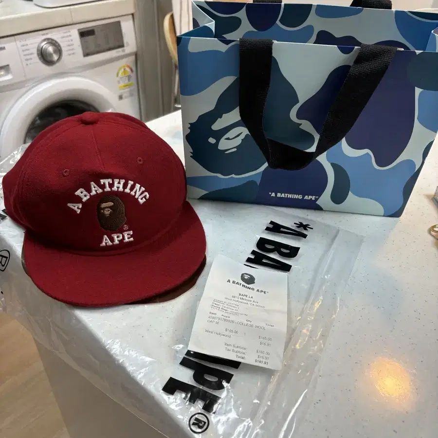 BAPE WOOL CAP 베이프 캡 모자