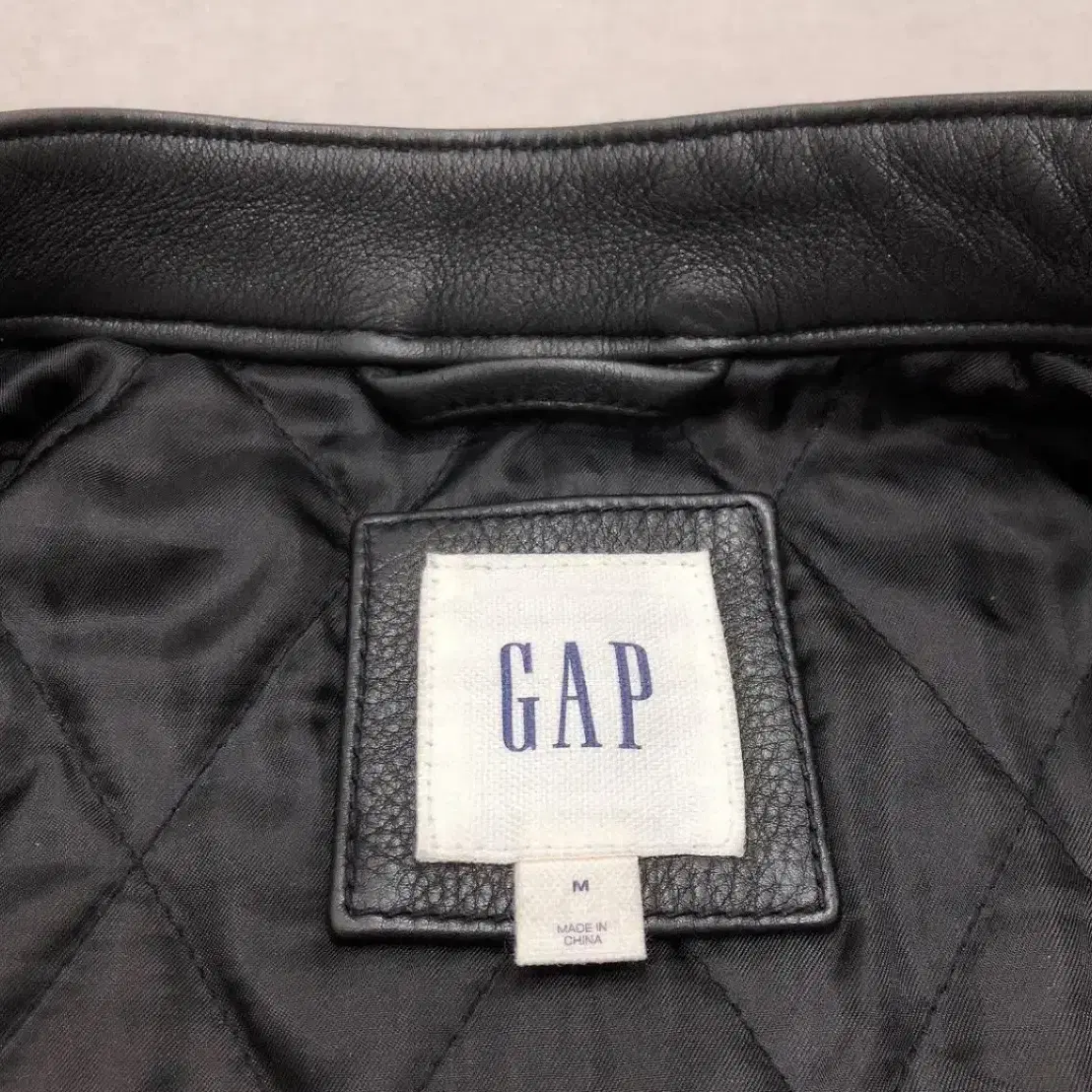 Gap 레더 자켓