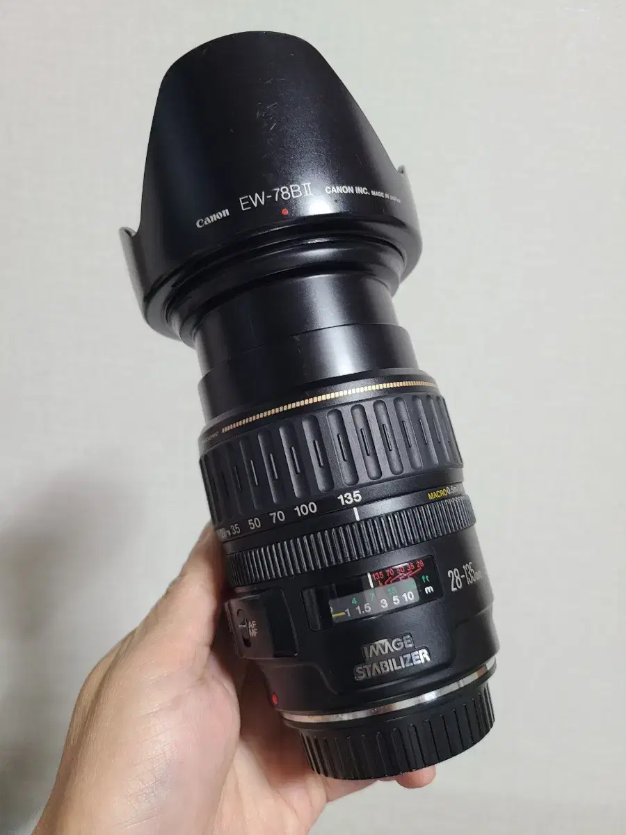 캐논EF 28-135mm IS 손떨림방지 줌렌즈 판매합니다