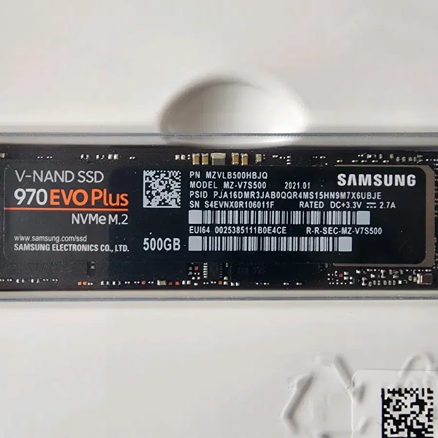 삼성 970 EVO Plus 500GB SSD