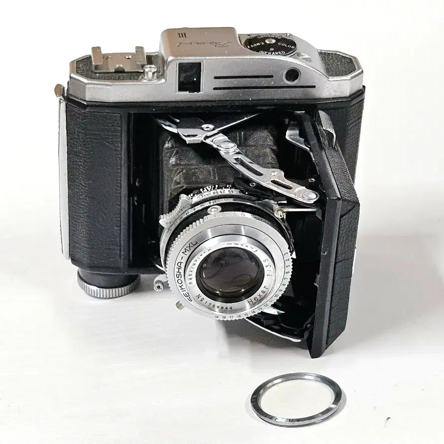 코니카 펄 3 KONICA Pearl III 6x4.5 중형 폴딩 카메라