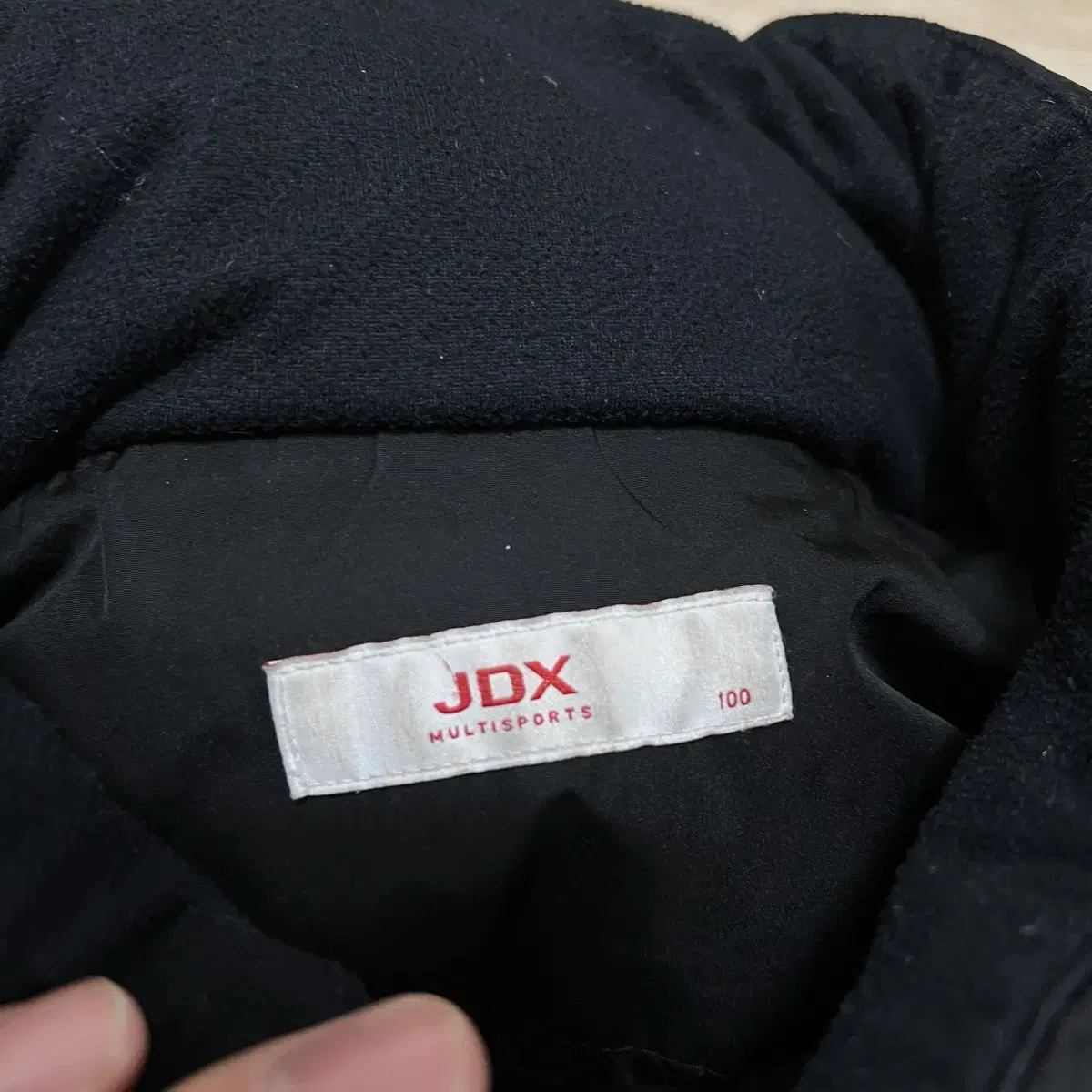 JDX 남성 골프웨어 후드 롱패딩 덕다운자켓 L/100