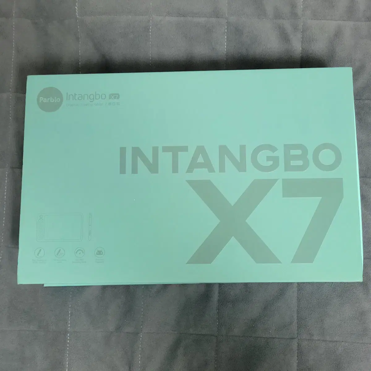 Parblo Intangbo X7 판 타블렛 판타 7.2x 4.5 인치