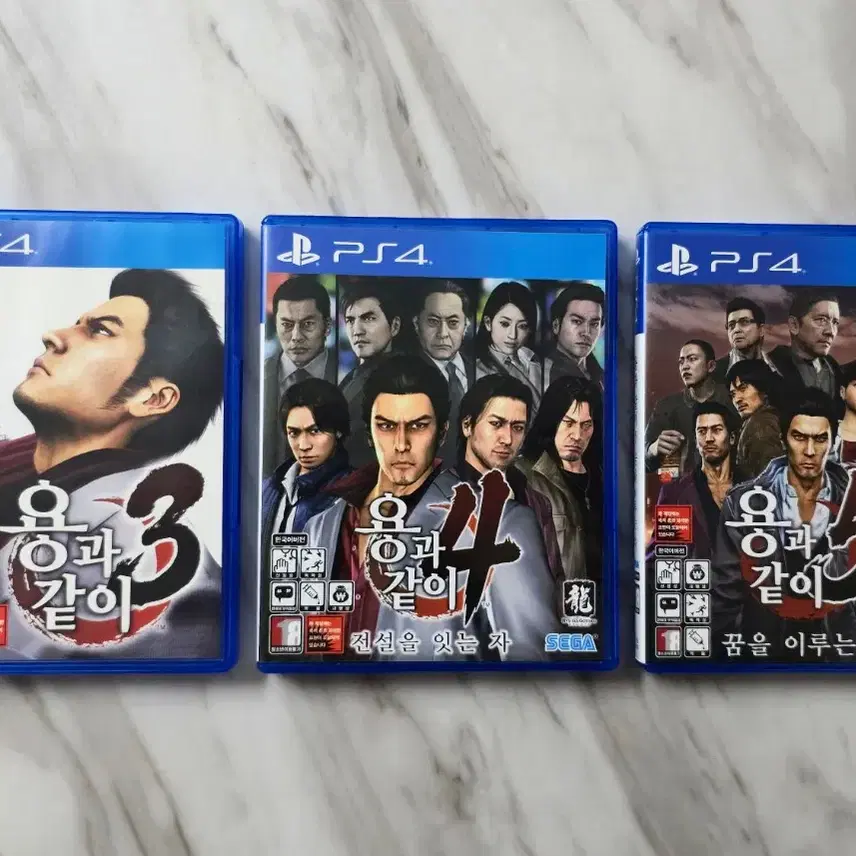 ps4 용과같이 3,4,5