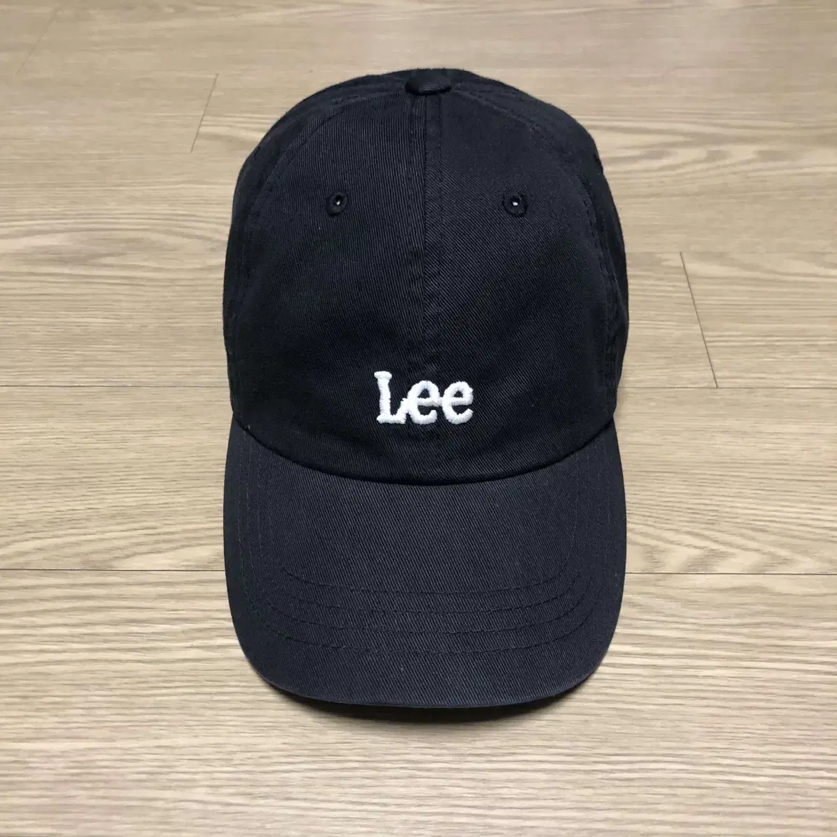 ONE SIZE) 리 Lee 스몰 트위치로고 코튼 커브 볼캡 블랙 리모자