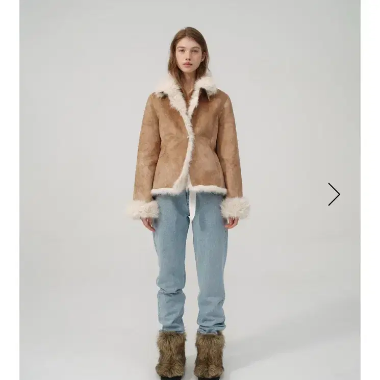 더바넷 katey eco shearling 시어링 자켓 무스탕