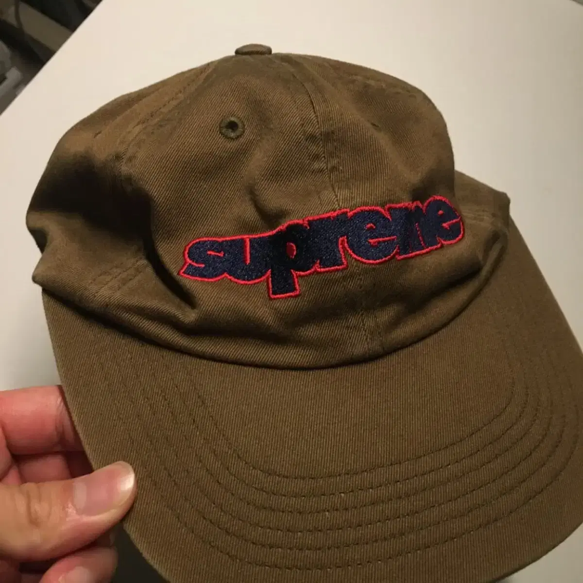 슈프림 캡 Suprem cap brown