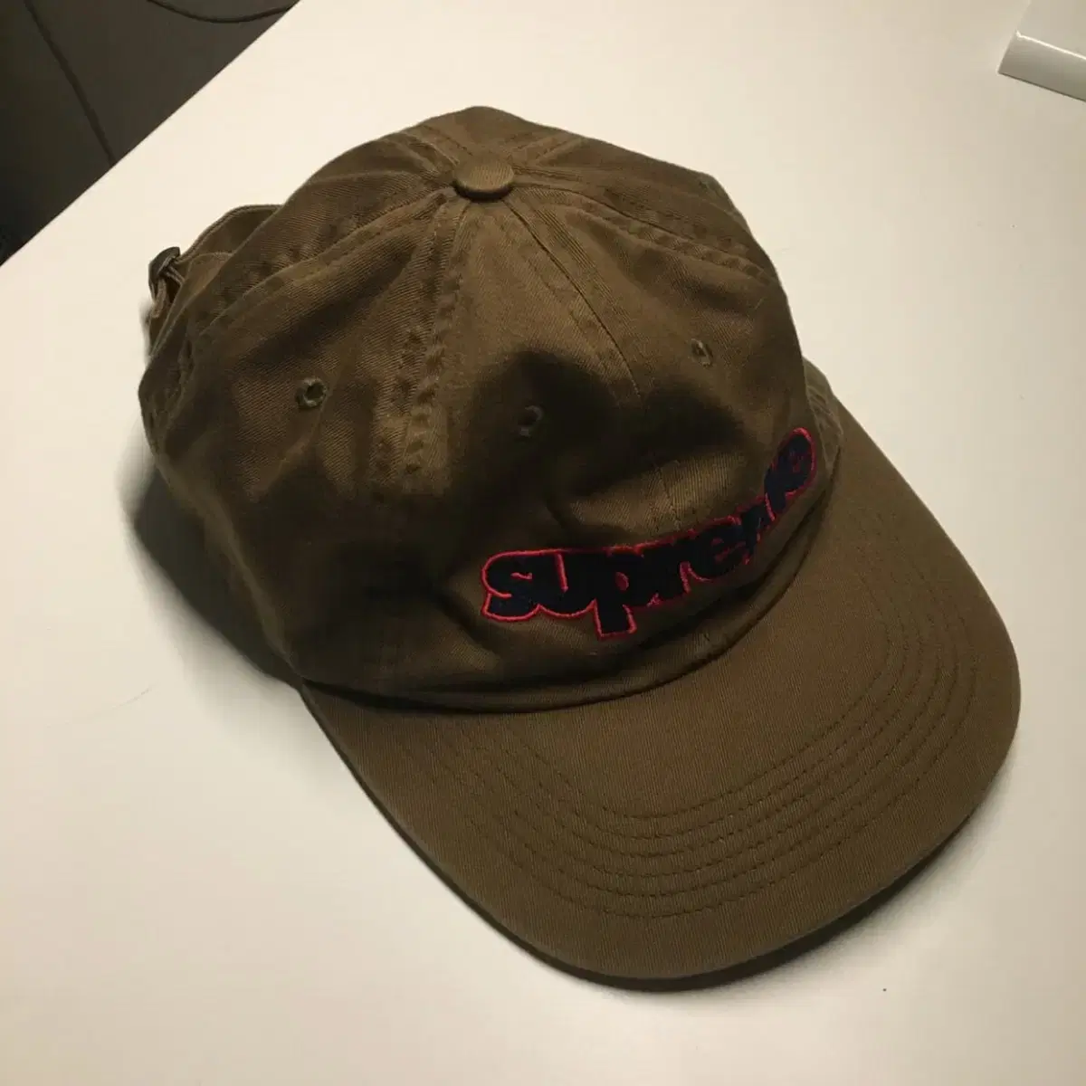 슈프림 캡 Suprem cap brown