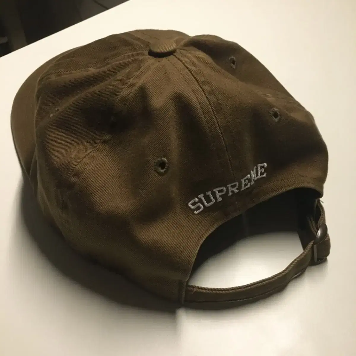 슈프림 캡 Suprem cap brown