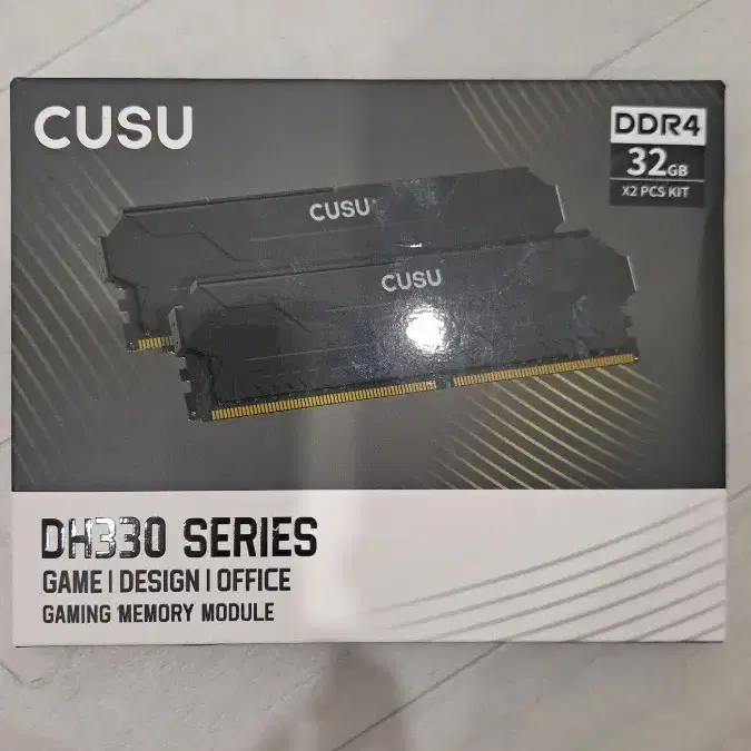 CUSU DDR4 32GB 16GBx2  KIT CL16 튜닝메모리