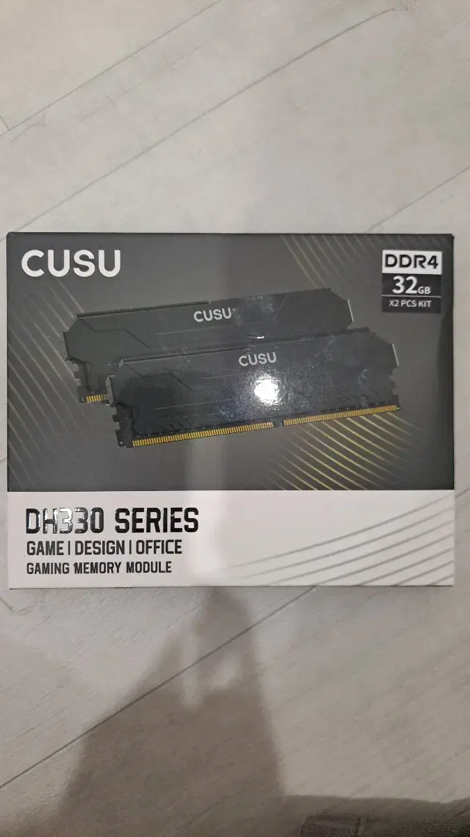 CUSU DDR4 32GB 16GBx2  KIT CL16 튜닝메모리