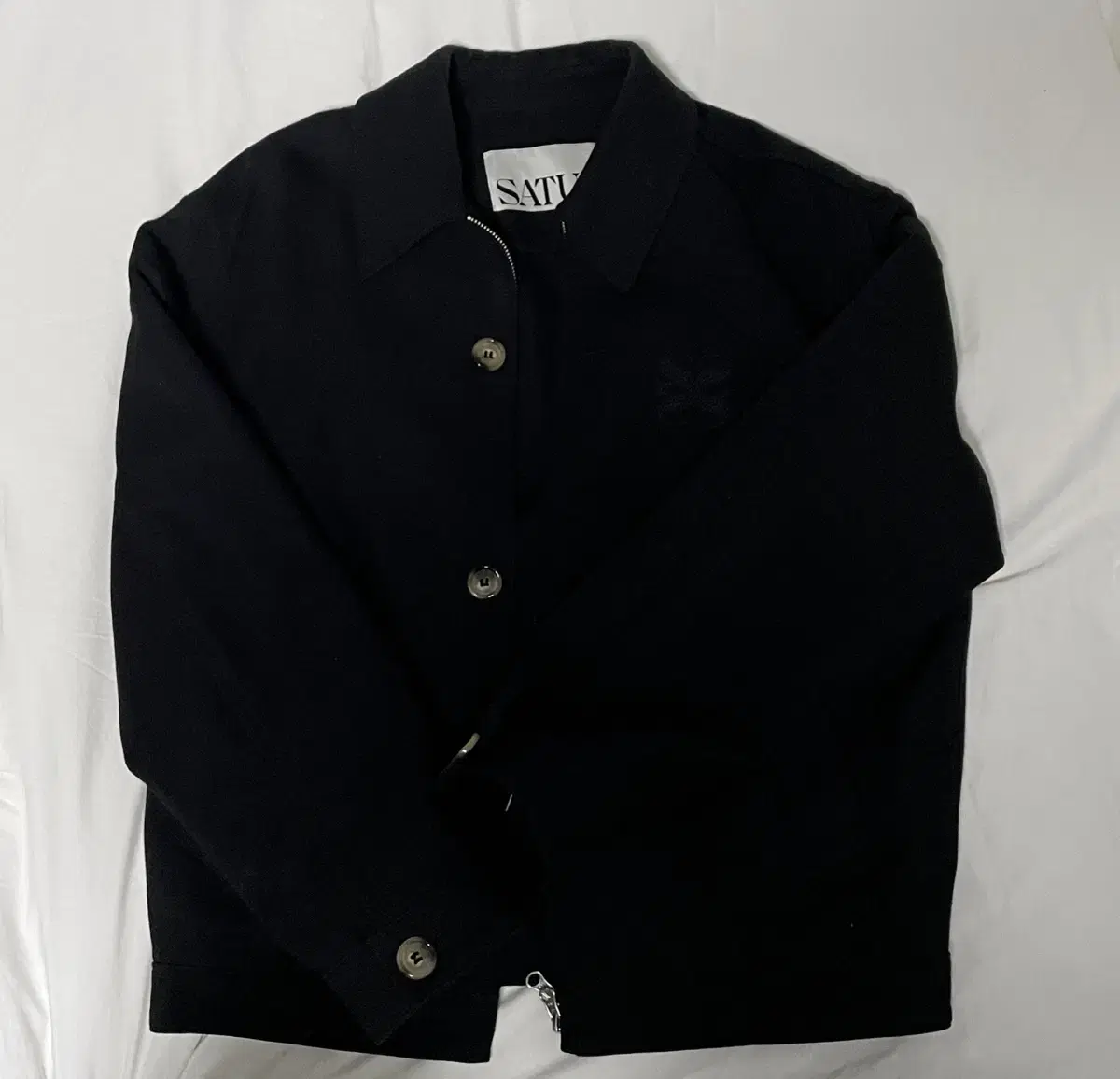 Setter teo Premium Oxford French Work Jacket Black