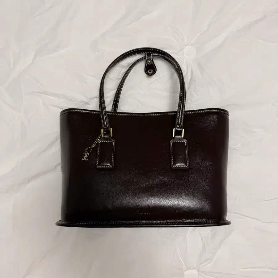 폴뉴아 Borough Bag Marron - stitch 버로우백