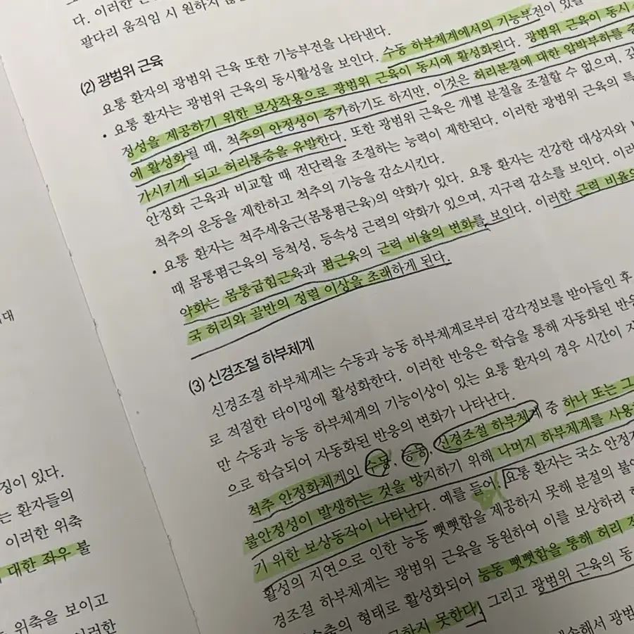 물리치료학과 책