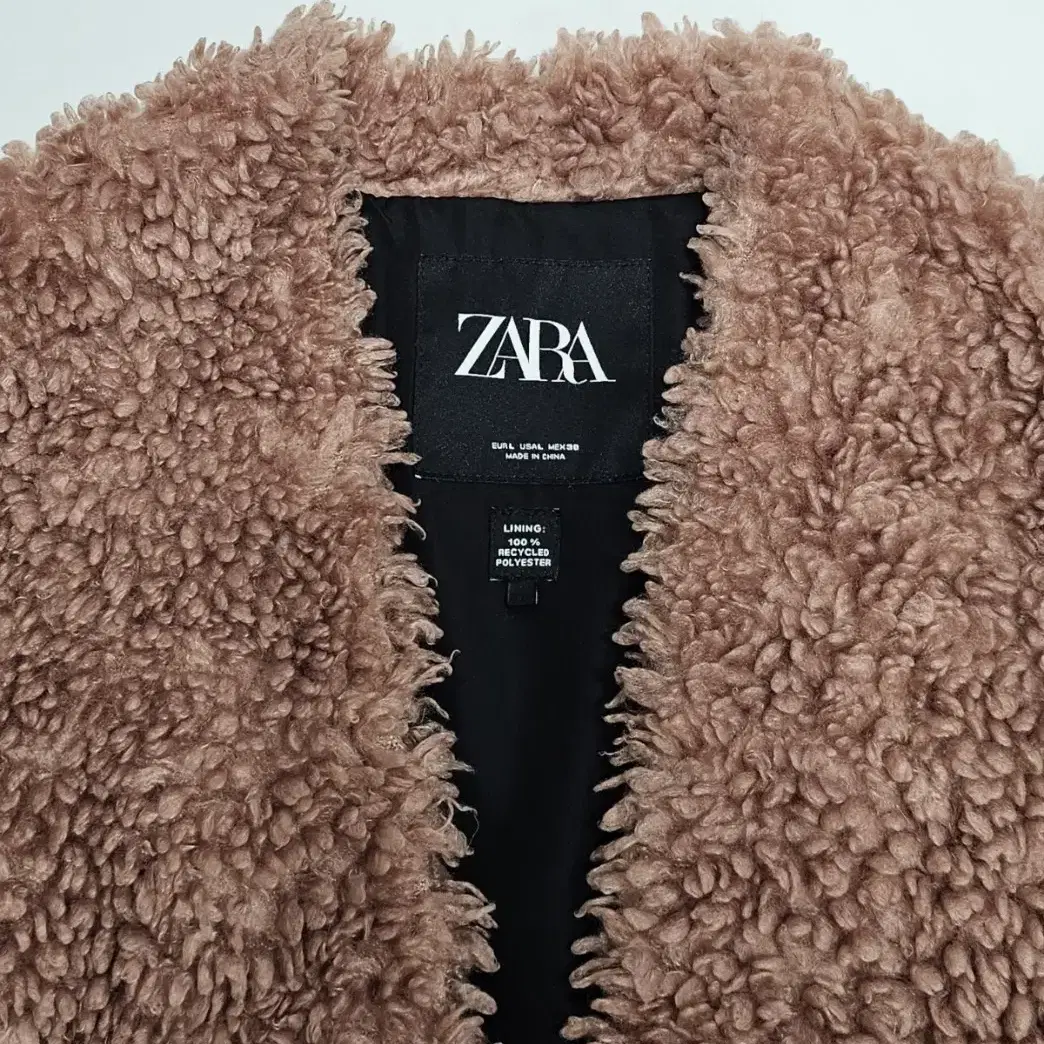 ZARA 자라 뽀글이 코트 / 여 L