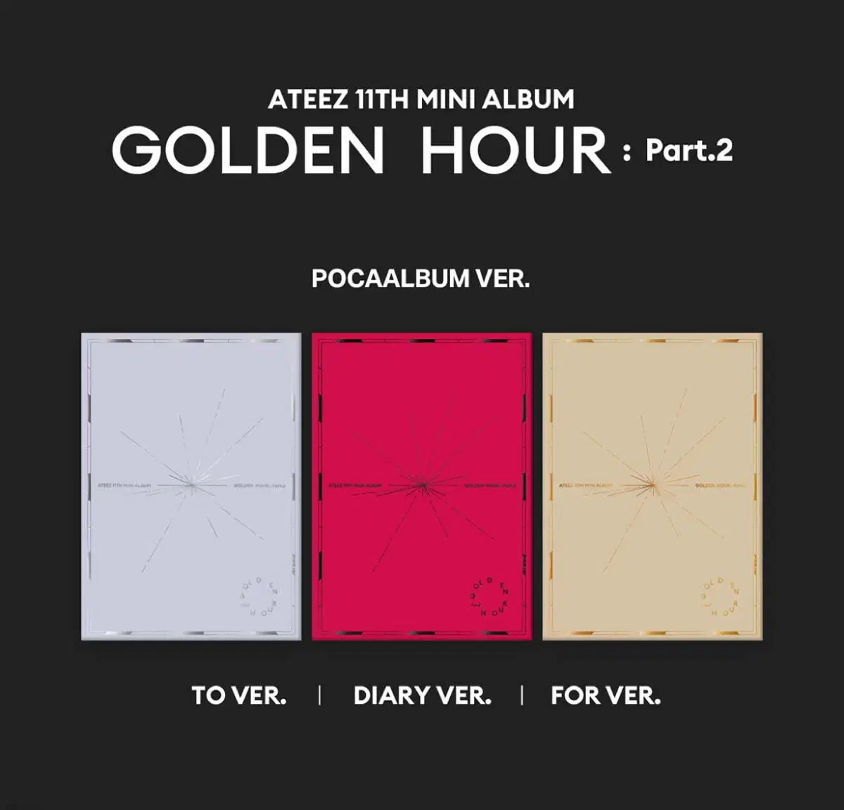 Ateez photocard album sealed Golden Hour 2