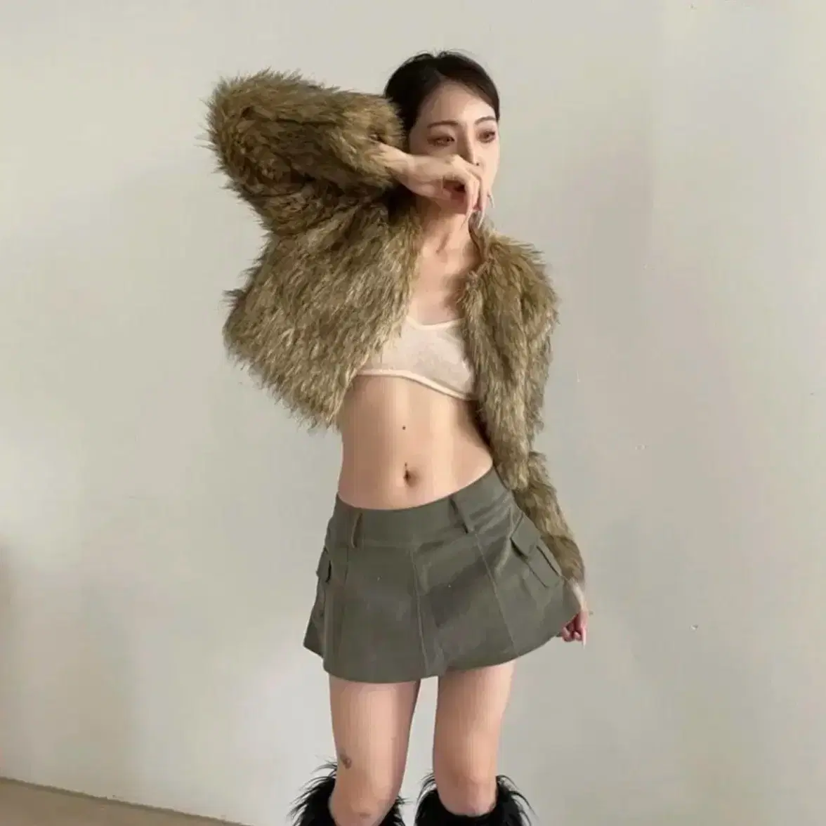 오도어 퍼자켓 fur jacket