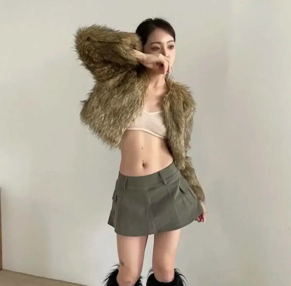 오도어 퍼자켓 fur jacket