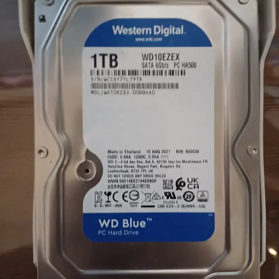 Western Digital 1TB 하드디스크