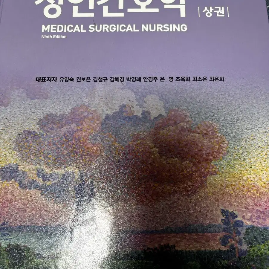 성인간호학 9판 상권 현문사