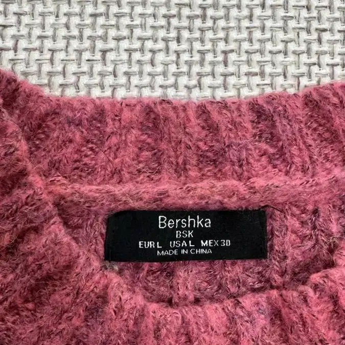 Bershka 핑크 니트 L