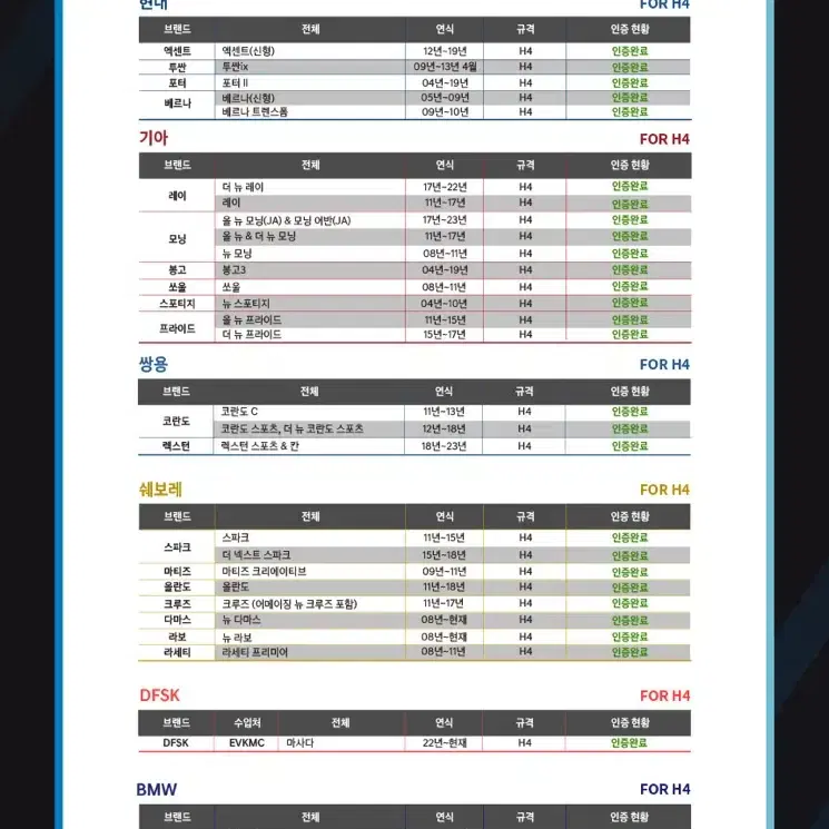 브라비오 올 뉴 클래식 H4