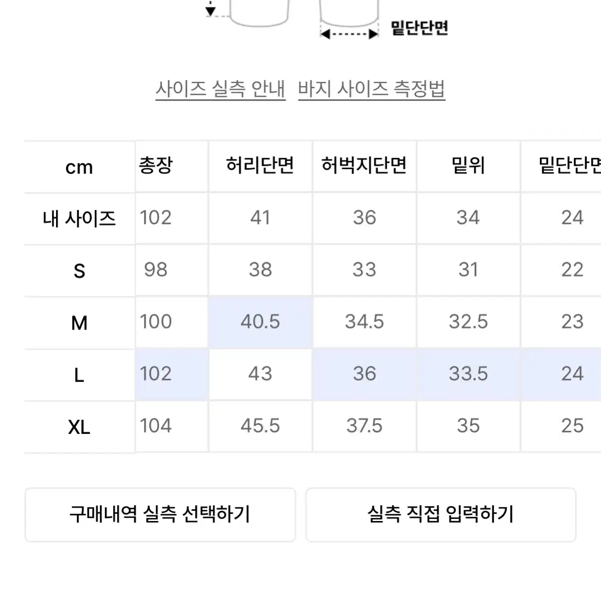 로맨틱크라운 엔지니어링 데님 팬츠 L