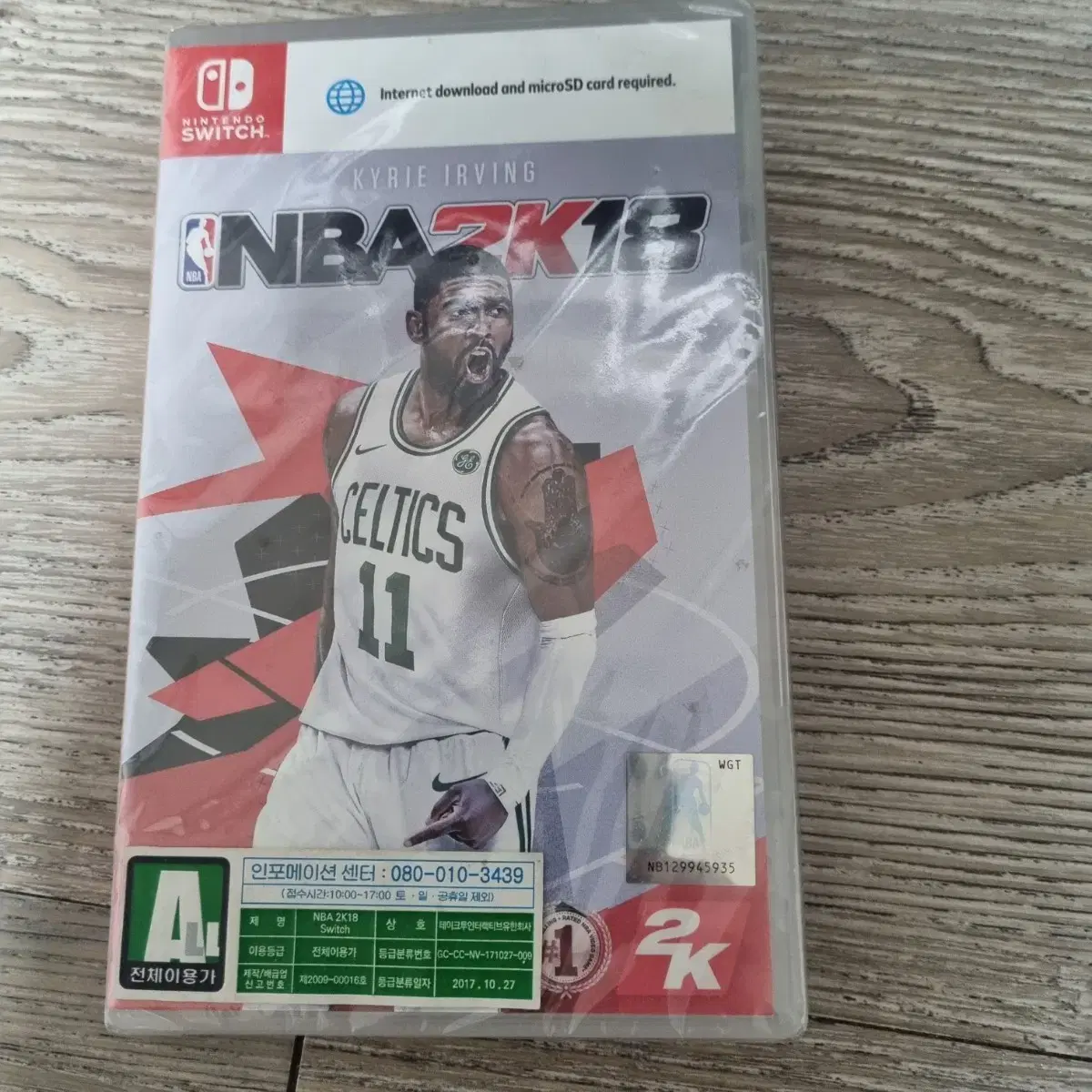 스위치 NBA 2K18 정발 신품미개봉 송료무료