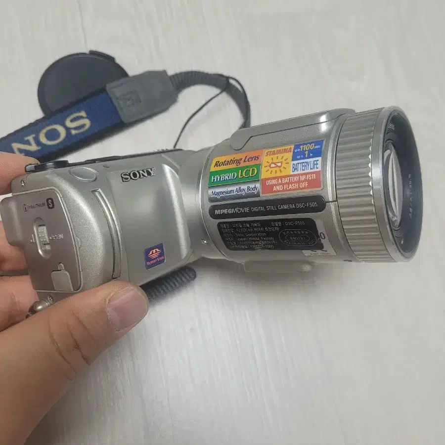 소니 사이버샷 dsc-f505 빈티지 디지털카메라