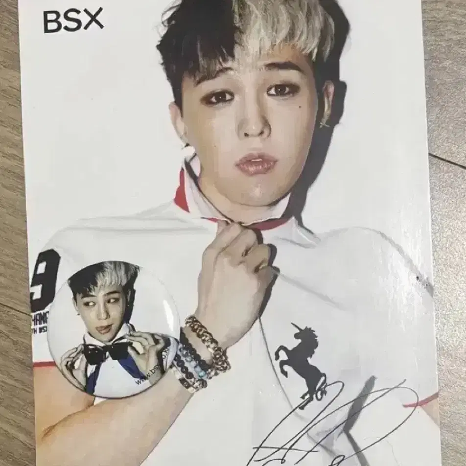 빅뱅 지디 엽서 및 캔뱃지 BSX 굿즈 일괄 gd GD 지드래곤 권지용