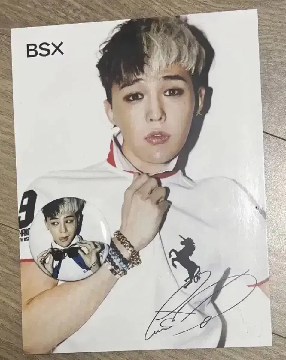 빅뱅 지디 엽서 및 캔뱃지 BSX 굿즈 일괄 gd GD 지드래곤 권지용