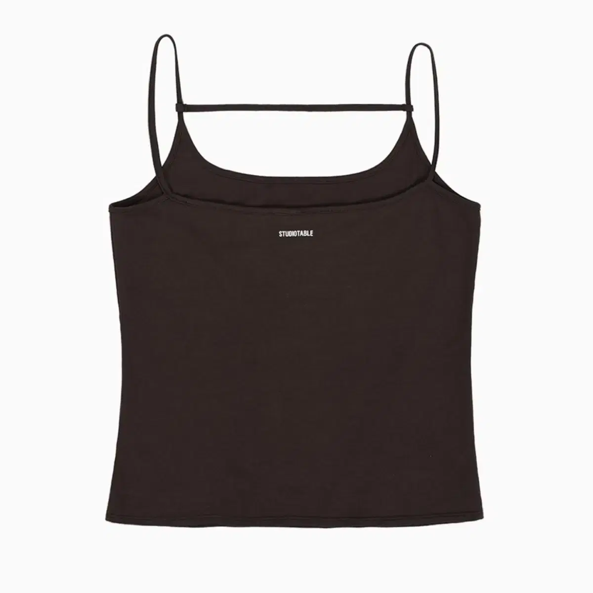 스튜디오테이블 VARY STRAP SLEEVELESS TOP, BROWN